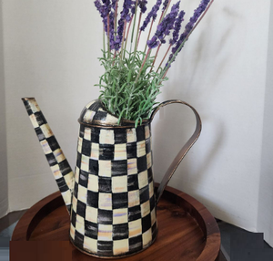 Galvanized Handle Hand Painted Metal <b>Water</b> Can Garden Ware Farmhouse Style <b>Water</b> Can for Home Garden Usage - Product Image 3