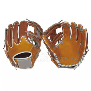 Guantes de béisbol de cuero de alta calidad Guantes de doble palma Guantes de béisbol de cuero más vendidos - Product Image 1