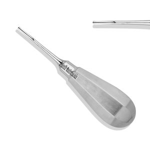 Elevador de raíz de acero inoxidable curvo de 3,5mm de alta calidad #41 Extracción manual de dientes Instrumento oral Instrumentos quirúrgicos dentales - Product Image 4