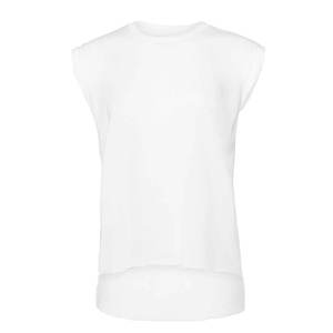 Bella <b>Women's</b> Flowy Muscle Tee with <b>Rolled</b> Cuff <b>Womens</b> Flowy Muscle S-XL T-Shirt - Product Image 3