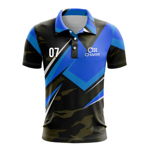 Venta caliente de alta calidad de los hombres de talla grande para Polos cómodos 100% poliéster liso uniforme impresión bordado Logo - Product Image 3