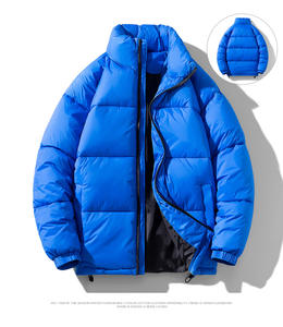 Veste matelassée de haute qualité OEM pour homme, col roulé, 100% nylon, streetwear d'hiver, coupe-vent et chaude - Product Image 6