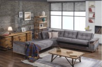 Canapé modulaire d'angle Verona Chesterfield en forme de L, design européen moderne de luxe, best-seller pour salon, cuisine, atelier
