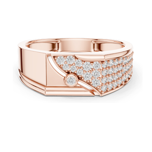 Bague pour femme en diamant de laboratoire 0,421 CT, taille brillant rond, clarté VVS-VS EF, or 18 carats, 14 carats, 10 carats et argent 925, rose, jaune - Product Image 3