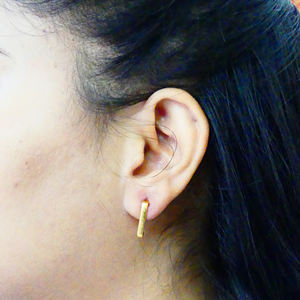 Attractive Gold Plating <b>Sterling</b> <b>Silver</b> 925 Daily Wear Elegant Wholesale Jewelry Supplier <b>Women</b> Wear <b>Earrings</b> - Product Image 6