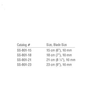 Micro-ciseaux à manche incurvé en titane, qualité supérieure, acier inoxydable allemand, instruments de microchirurgie - Product Image 6