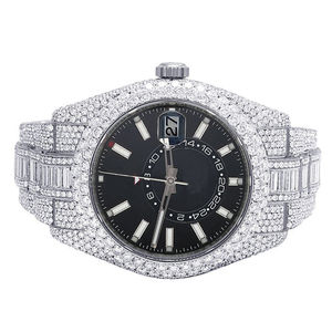 New Arrival Latest Original Leb Grown Diamond <b>Wrist</b> <b>Watch</b> Featuring With Stainless Steel Luxury Design Fashionable Jewelry - Product Image 1