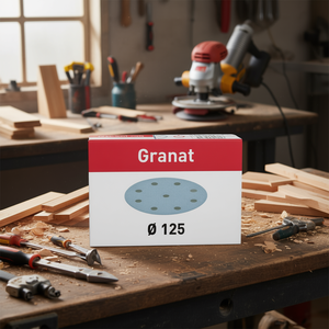 Discos de Lijado Festool Multi-Pack, Hoja Abrasiva STF D125/8 Granat - Product Image 3