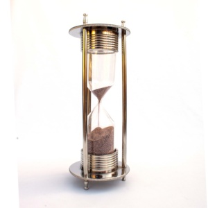 Đồng thau kim loại cát hẹn giờ sưu tập Cổ Phong Cách hải lý giờ thủy tinh trang trí cổ điển đồng hồ cát hàng hải hẹn giờ đồng hồ cát để bán - Product Image 3