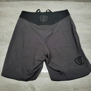 HPLT Ultralight <b>Mens</b> 28 <b>Shorts</b> Black Elastic Waist Mid Waist Type <b>for</b> MMA BJJ Jiu Jitsu Grappling - Product Image 5