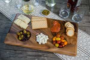 ถาดไม้เสิร์ฟแบบทำมือสำหรับโรงแรมที่ซ้อนกันของใช้บนโต๊ะอาหารสำหรับเสิร์ฟในร้านอาหารและคาเฟ่ - Product Image 6