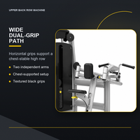 Máquina de Ejercicios para la Parte Superior de la Espalda con Peso de 100 kg, Equipo de Gimnasio para Fortalecimiento Muscular