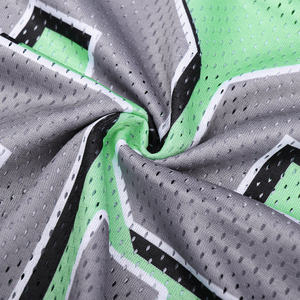 เสื้อยืดพิมพ์ลายโพลีเอสเตอร์ตาข่ายขนาดใหญ่เปิดไหล่แขนสั้นสำหรับผู้ชายเสื้อตาข่ายระบายอากาศได้ดีฤดูร้อน - Product Image 6