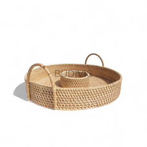 Vente en gros Corbeille à fruits en rotin, Corbeille à fruits en rotin tissé à la main Rangement parfait pour la cuisine - Product Image 4