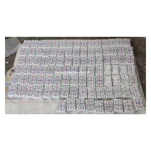 Caja de incrustaciones de mármol con diseño clásico hecho a mano totalmente producto con arte de flores florales de nácar para caja de almacenamiento de joyas - Product Image 6