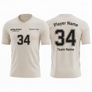 Customizable Soccer Jersey and Football Jersey Comfortable for Soccer and Football <b>Games</b> High-Quality Team <b>Logo</b> and Numbers - Product Image 1