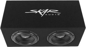 Nuevo Subwoofer de Alta Calidad Skar Audio Dual de 8 Pulgadas y 1400 W, Serie SDR, Caja Ventilada |   SDR-2X8D4 - Product Image 3