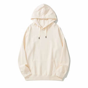 เสื้อฮู้ดดี้ผ้าฝ้ายฟลีซแฟชั่นใหม่ ทรงหลวม ไหล่ตก ผ้าฝ้าย 80% โพลีเอสเตอร์ 20% - Product Image 2