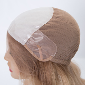 Peluca de Seda en Oferta: Peluca Médica de Encaje Frontal sin Pegamento con Parte Superior de Seda, Color Rubio Ceniza Degradado, Peluca Judía para Mujer - Product Image 6