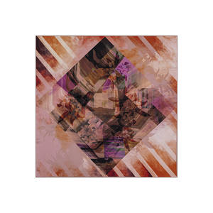 ผ้าพันคอไหมทวิลสองด้านลายบอสฟอรัส 90x90-ลายเรขาคณิตดีไซน์เนอร์ - Product Image 2