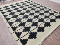 Schöne blaue hand gewebte moderne Wolle Dari Teppich Teppiche für Wohnzimmer Luxus 8x10 Farsh-e Durry Dastbaaf 9x12 10x14 Pray Style