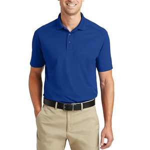 Haute qualité hommes Golf pour Polo respirant à manches courtes été T-Shirt solide rayé tricoté tissu imprimé broderie haute Qua - Product Image 2