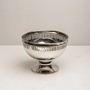 Placage de nickel servant mini bol pour hôtels et restaurants décor vente chaude en laiton décoratif servant bol de crème glacée meilleur vendeur - Product Image 2