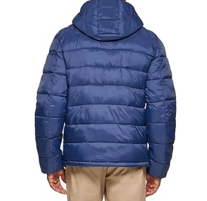 เสื้อแจ็คเก็ตพัฟเฟอร์สีดำปักโลโก้ตามสั่ง ขายส่ง เสื้อแจ็คเก็ตพัฟเฟอร์กันหนาวสำหรับผู้ชาย เสื้อแจ็คเก็ตพัฟเฟอร์ฤดูหนาวสำหรับผู้ชาย - Product Image 2