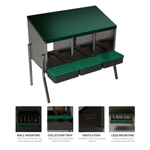 Resistente y Fiable: Nido Triple Des Champs MG03-L para Granjas Urbanas y Rurales - Product Image 2