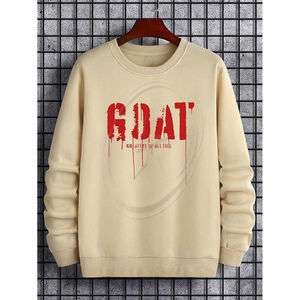 Sudadera con estampado gráfico con forro térmico de gran tamaño transpirable de manga larga personalizada para hombre - Product Image 3