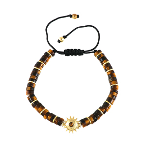 2026 New Designs Hot Selling Beaded Tiger Eye <b>Bracelet</b> for Wedding Party Great Gift for <b>Women</b> - Product Image 1