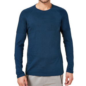 2025 venta al por mayor de alta calidad Camiseta de manga larga para hombres 100% Camiseta de algodón para hombres suelta ajuste impreso camisetas de manga larga - Product Image 1