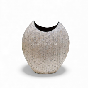 Juego de Jarrones de Lujo con Incrustaciones de Concha, Hechos a Mano con Madreperla, Decoración para el Hogar, Diseño Combinado de Vietnam - Product Image 3