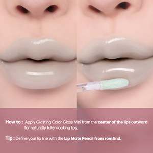 High Quality Mini Glisten <b>Gloss</b> Liquid Lipstick Travel Size Vegan <b>Clear</b> Moisturizing Custom Logo for Makeup - Product Image 5