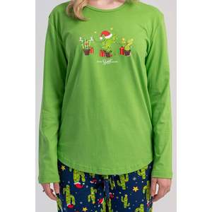 KADIN P.SUPREM O YAKA UZUN KOL ETEGI OVAL PIJAMA TAKIM - สีน้ำเงินเข้ม - สีน้ำเงินเข้ม - Product Image 2