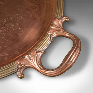 ถาดรองจานเสิร์ฟทำจากทองแดงขัดเงาเป็นมิตรกับสิ่งแวดล้อมด้ามจับแข็งแรงทันสมัยมีให้เลือกจำนวนมาก - Product Image 6