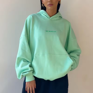 Sudadera con Capucha Extra Grande de Alta Calidad con Estampado 3D Puff de 300 500 Gsm, Sudadera con Capucha para Mujer con Logotipo Personalizado y Estampado Puff por Transferencia de Calor - Product Image 1