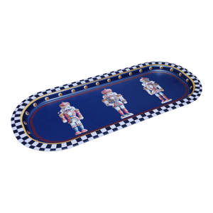 Bandeja Rectangular Metálica Colección Evle Nutcracker Parade - 160x350 mm - Product Image 1