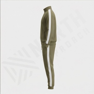 Conjunto Deportivo Elegante de Tela para Hombre, Ropa Deportiva para Entrenamiento, Conjunto de Dos Piezas con Sudadera con Capucha y Pantalones, Color Personalizado - Product Image 3