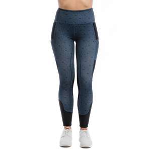 Custom <b>Equestrian</b> Clothing Sports Wear <b>Leggings</b> Pants with Knee Patch Wholesale Four Way Stretch Horse Riding Tights <b>Leggings</b> - Product Image 5
