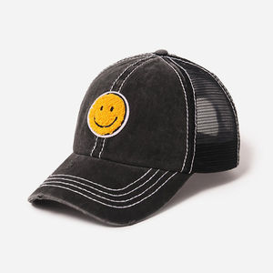 Impermeable deportivo de moda con gorras de béisbol Impresión única Bordado Logotipo impreso personalizado Gorras de béisbol de camionero de color liso - Product Image 5