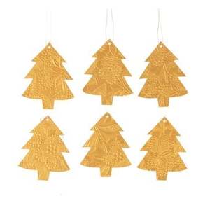 Ornement suspendu d'arbre de Noël en relief en métal de haute qualité pour la décoration d'arbre de Noël - Product Image 6