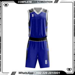 Vente en gros d'uniforme de basket-ball unisexe au design unique personnalisé et de couleur et logo à séchage rapide de vêtements de sport - Product Image 6