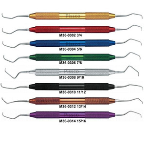 Dental Hand Scaling <b>Tools</b> Dental Gracey Curettes <b>Silicone</b> Handle Periodontal Gracey Curettes Periodontal Gracey Curettes Set - Product Image 5