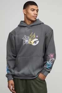 2025 unisexe sweats à capuche personnalisés Streetwear pull lourd 450Gsm sérigraphie sweats à capuche en gros - Product Image 6