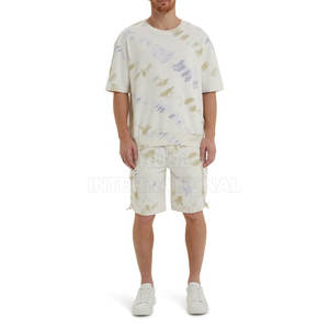 High Quality 100% Polyester <b>Men's</b> <b>Cargo</b> <b>Shorts</b> Custom Logo Solid Color Outdoor Work/Casual Hip Hop Style - Product Image 2