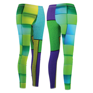 <b>Women's</b> High Waist Gym Wear Latest Design Colorful Printed Yoga <b>Leggings</b> with Elastic Waist Solid Pattern Pants - Product Image 6