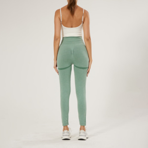 กางเกงเลกกิ้งเอวสูงระบายอากาศได้ดีสำหรับผู้หญิงใส่ไปยิมฟิตเนสแบบถักโลโก้ได้ตามต้องการสไตล์ลำลองสำหรับฤดูหนาว - Product Image 5