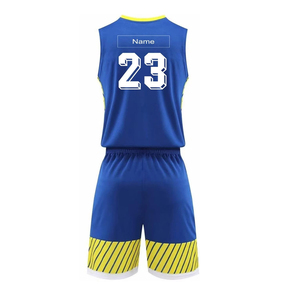Vêtements de basket-ball sans manches en polyester Bsci pour hommes, uniformes, vêtements de sport, ensembles de maillots de basket-ball d'entraînement - Product Image 6