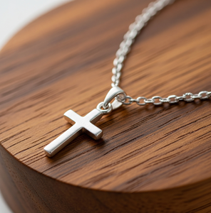 Top Selling 925 Sterling Silver Vermeil <b>Cross</b> Pendant Fine <b>Gold</b>-Plated Sweater Chain Christian Unisex Daily Wear High Gifts - Product Image 4